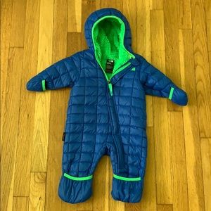 The North Face infant snow suit